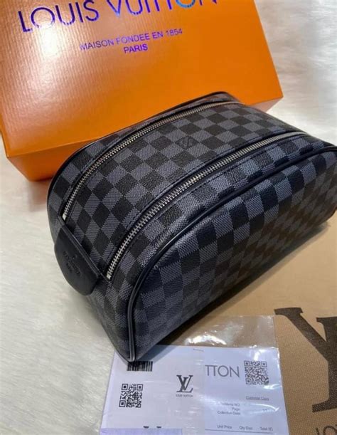 louis vuitton waste bag men|Louis Vuitton shaving bag.